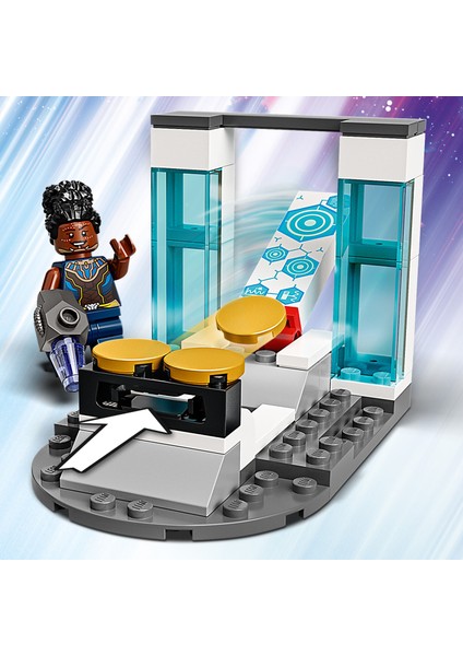 LEGO® Marvel Shuri'nin Laboratuvarı 76212 - 4 Yaş ve Üzeri Çocuklar için Black Panther Oyuncak Yapım Seti (58 Parça)