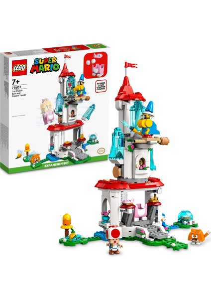 LEGO Super Mario# Cat Peach Kostümü ve Donmuş Kule Ek Macera Seti 71407 (494 Parça)