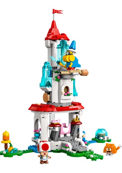 LEGO Super Mario# Cat Peach Kostümü ve Donmuş Kule Ek Macera Seti 71407 (494 Parça)