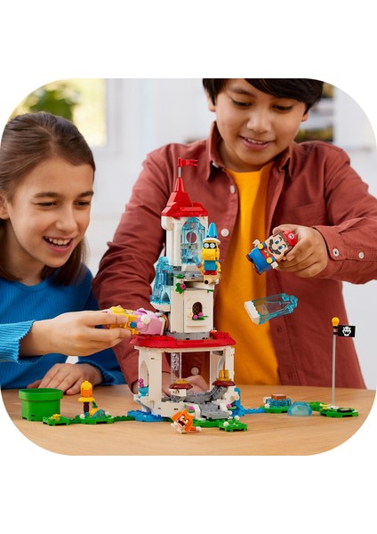 LEGO Super Mario# Cat Peach Kostümü ve Donmuş Kule Ek Macera Seti 71407 (494 Parça)