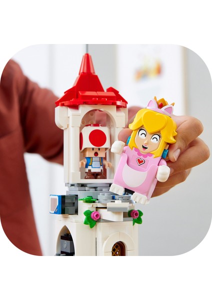 LEGO Super Mario# Cat Peach Kostümü ve Donmuş Kule Ek Macera Seti 71407 (494 Parça)