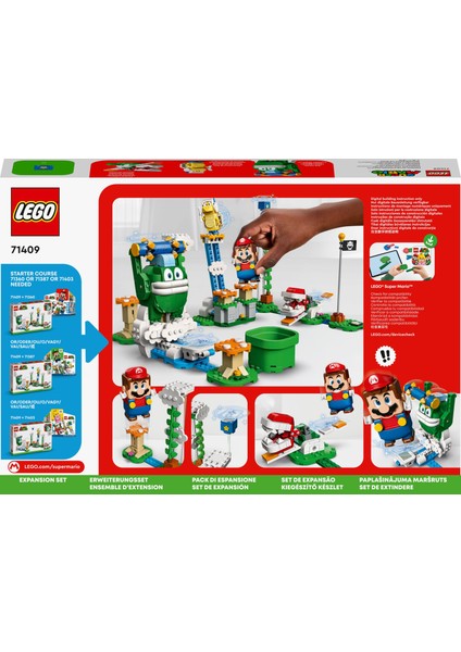 Super Mario# 71409 Big Spike#ın Bulut Engeli Ek Macera Seti (540 Parça)