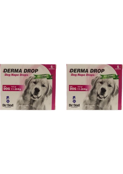 Dr. Sed Pharma Derma 11-20 kg Köpek Dış Parazit Damla 2 Kutu