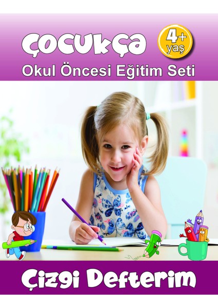 Çizgi Defterim (Çocukça 4+ Yaş 12. Kitap)