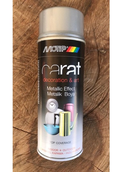 Metalik Gümüş Sprey Boya Oto Jant Boyası Gümüş Renk 400ML