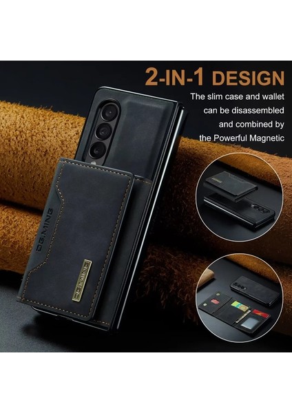 For Samsung Galaxy Z Fold 3 Magnetik Saçmalık Cüzdanı Cep Telefonu Kılıfları (Yurt Dışından)