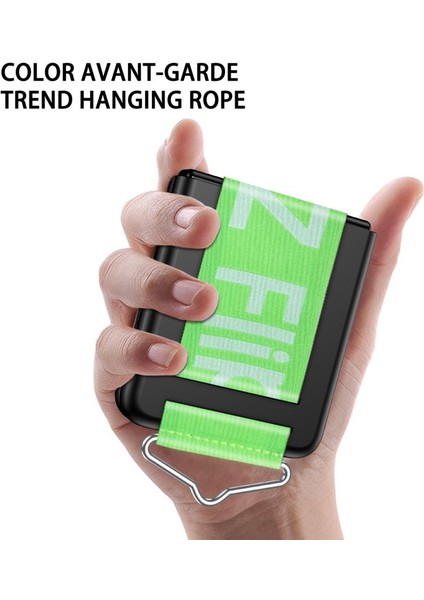 For Samsung Galaxy Z Flip 4 Macaroon Kıpırdama Sağ Plastik Cep Telefonu Kılıfları Kılıflar (Yurt Dışından) modelleri