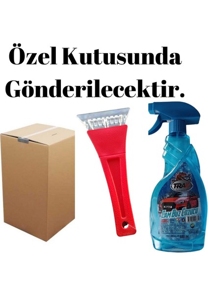Oto Cam Buz Çözücü Sprey 500 ml & Buz Kazıyıcı fiyatları