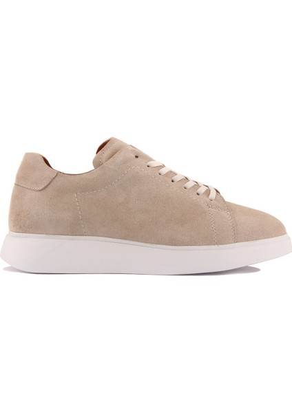 Sail Lakers - Bej Süet Deri Erkek Sneaker