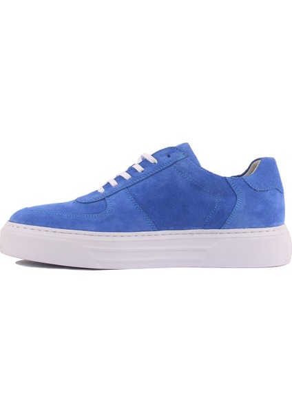 - Mavi Süet Deri Erkek Sneaker modelleri