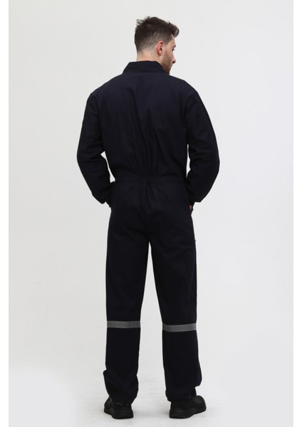 Işçi Tulumu 16/12 Lacivert Gabardin Boy Tulum