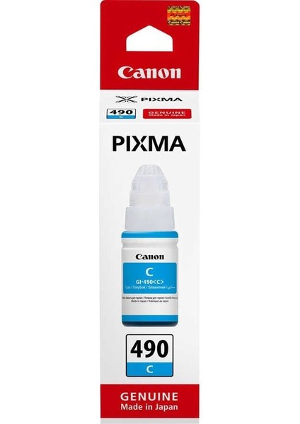 GI-490C Mavi Orijinal Mürekkep Şişe 70 ml 7000 Sayfa 0664C001AA