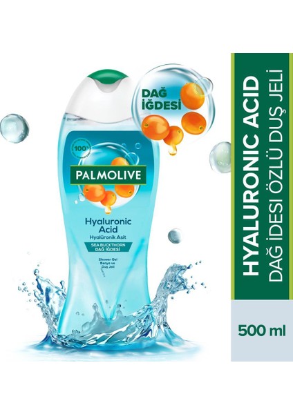 Hyaluronic Acid Doğal Dağ Idesi Özlü Nemlendirici Banyo ve Duş Jeli 500 ml