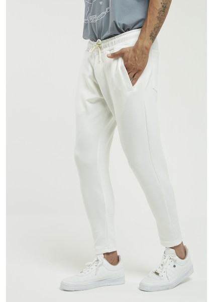 Krem Skuba Kumaş Erkek Eşofman modelleri