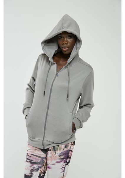 Gri Kapüşonlu Sweatshirt modelleri