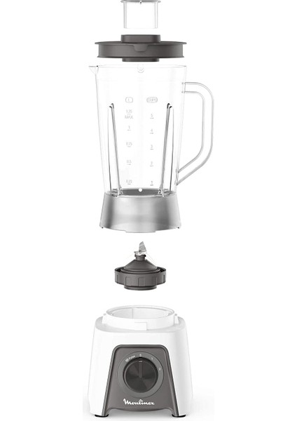 Blendeo+ LM2C01 450W Cam Blender, 1.5l Kapasite, Paslanmaz Çelik, 2 Hızlı Blender, Buz Kıracağı, Zelkrom Dayanıklı Bıçaklar, Akıllı Kilit