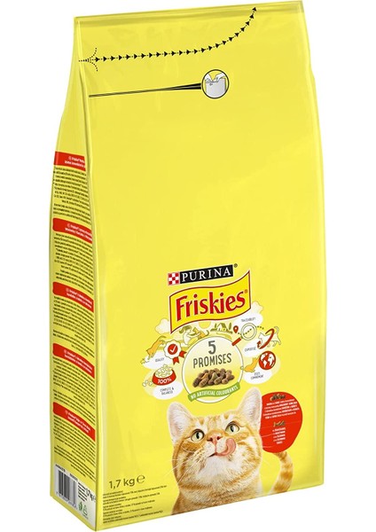 Friskies Sığırlı Kedi Maması 1.7 kg