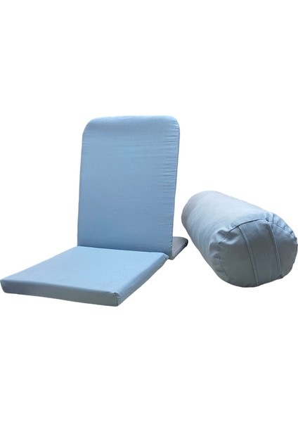 Meditasyon Sandalyesi (Backjack) & Bolster Minderi / Antibakteriyel Duck Kumaş - 2'li Set