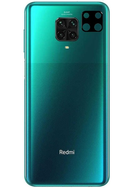 Xiaomi Redmi Note 9 Pro 5g 3D Kamera Lens Koruyucu Temperli Cam Çerçeve