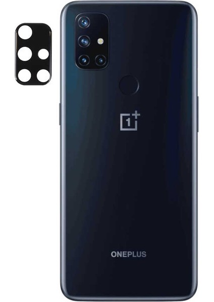 One Plus Nord N10 5g 3D Kamera Lens Koruyucu Temperli Cam Çerçeve