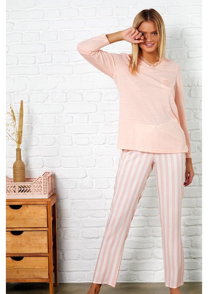 54107 Pembe Pijama Takımı