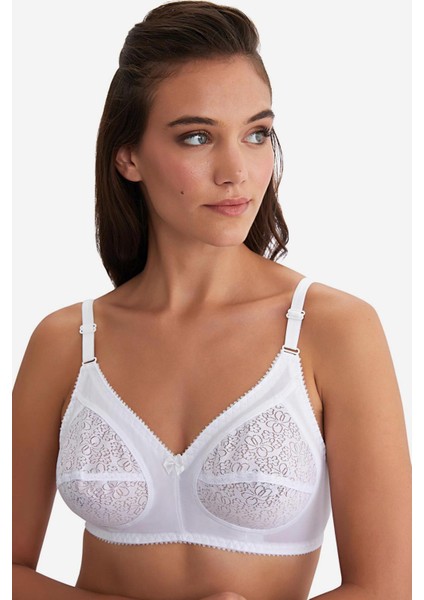 Kadın Sütyen Dantelli Ayarlanabilir Askılı 3lü Paket %80 Polyester fırsatları