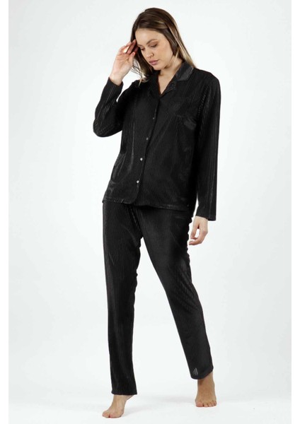 56153 Siyah Pijama Takımı