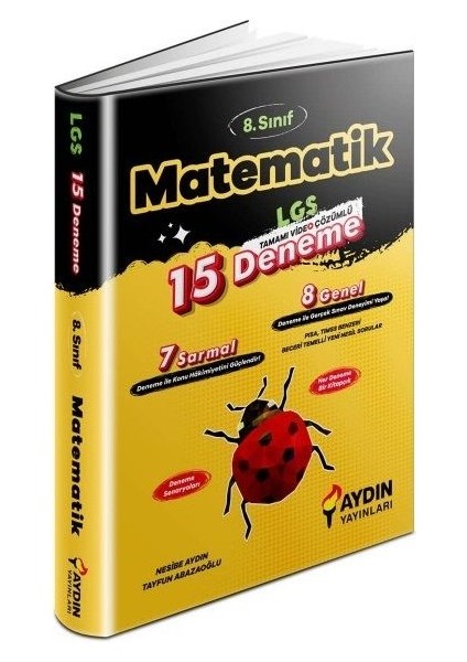 8. Sınıf LGS Matematik 15 Deneme Seti