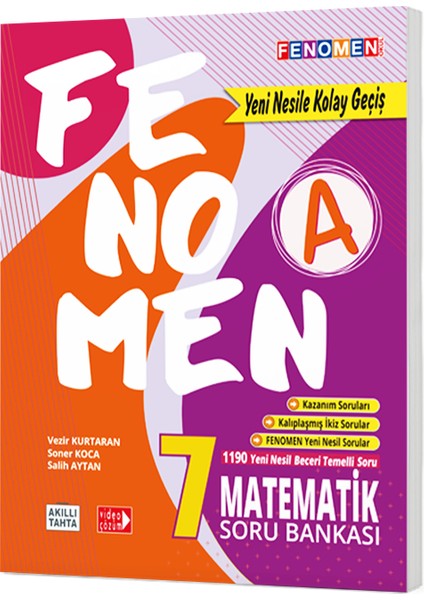 Fenomen Okul 7. Sınıf Matematik(A)Soru Bankası - Fenomen7. Sınıf Matematik