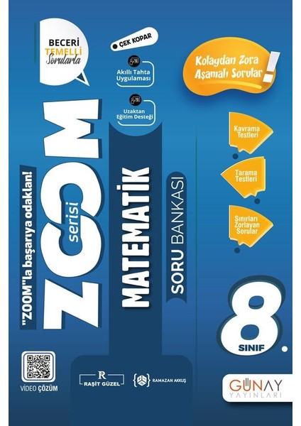 8. Sınıf LGS Yeni Zoom Matematik Soru Bankası - 8 Zoom