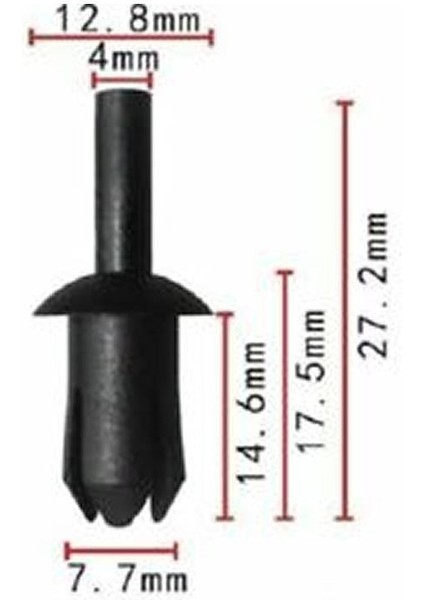 Opel Astra F-G-H Davlumbaz Klipsi 1404926 100 Adet fiyatları