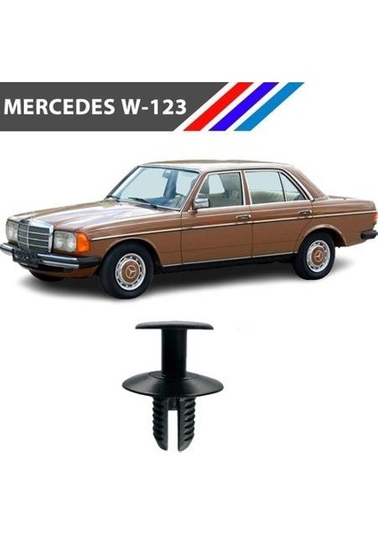 Mercedes W123 E Class Davlumbaz Klipsi 81471-911-992 100 Adet