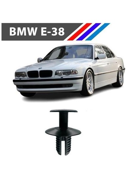 Bmw E38 M5 Davlumbaz Klipsi 81471-911-992 100 Adet