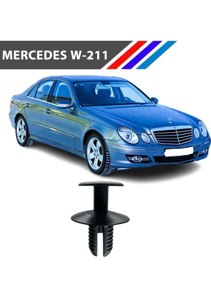 Mercedes W211 E Class Davlumbaz Klipsi 81471-911-992 100 Adet