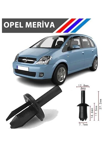 Opel Meriva Davlumbaz Klipsi 1404926 25 Adet