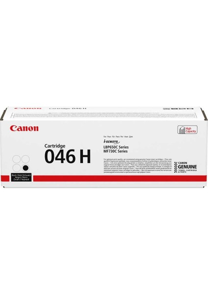 CRG-046H/1254C002 Siyah Orijinal Toner Yüksek Kapasiteli