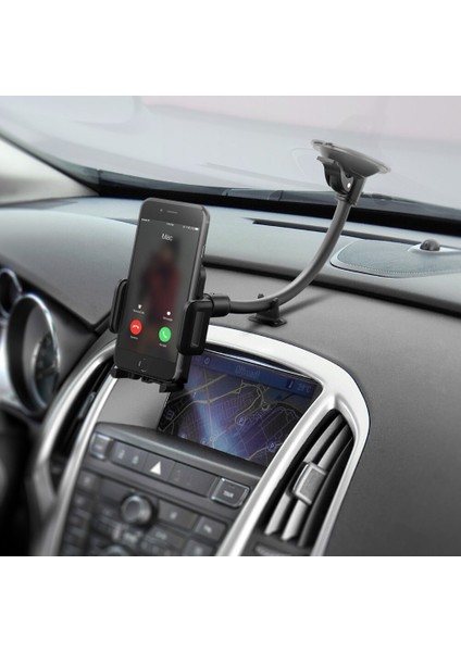 Uzun Kollu Vantuzlu Araç Telefon Tutucu
