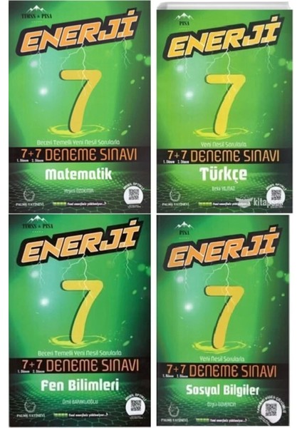 Enerji 7. Sınıf Deneme Seti 4 Kitap