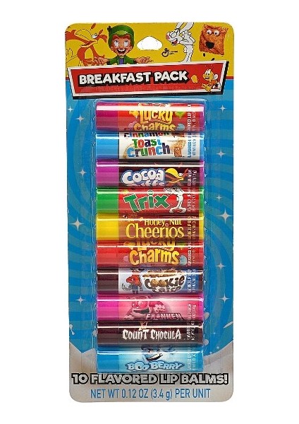 Breakfast Pack Flavored Lip Balm 10 Pieces