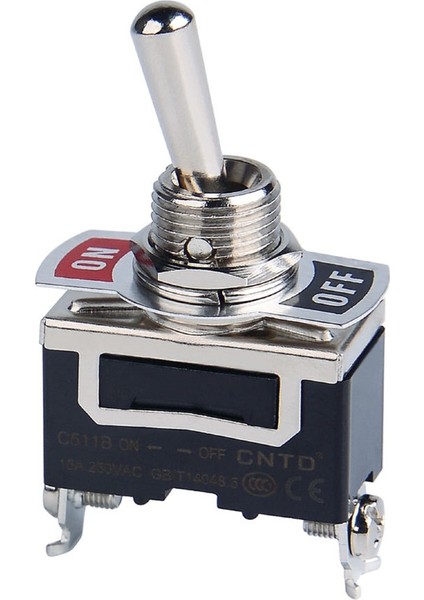 C511B On-Off Toggle Swich 2 Alıcılı Geçiş Anahtarı 15A 250V Açma -Kapama