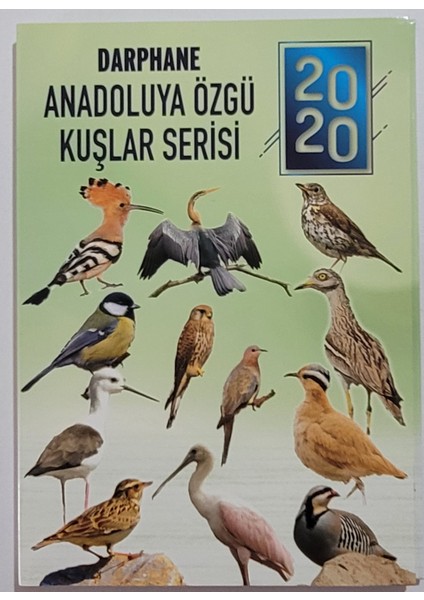 1 Kuruş, Anadoluya Özgü Kuşlar 2020, Albümlü 12'li Set fiyatları