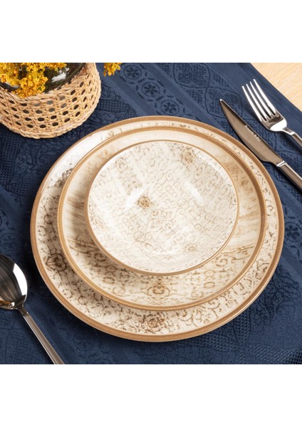 Thales 6 Kişilik 24 Parça Stonware Yemek Takımı - Prs-91