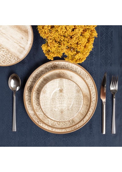 Thales 6 Kişilik 24 Parça Stonware Yemek Takımı - Prs-91