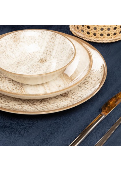 Thales 6 Kişilik 24 Parça Stonware Yemek Takımı - Prs-91