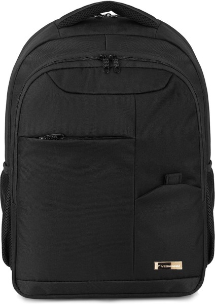 VGM-030 Siyah - 15,6 Inç Dizüstü Bilgisayar Uyumlu Laptop Çantası Sırt Çantası