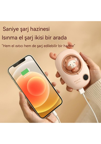 Taşınabilir Mini 2'ü 1 Arada Şarj El Isıtıcısı USB Power Bank (Yurt Dışından)