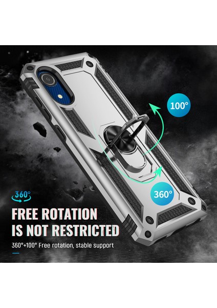 Samsung Galaxy A03 Core Için Çift Katmanlı I Kapaklı Yüzüklü Arkası Standlı Kılıf (Yurt Dışından) fiyatları