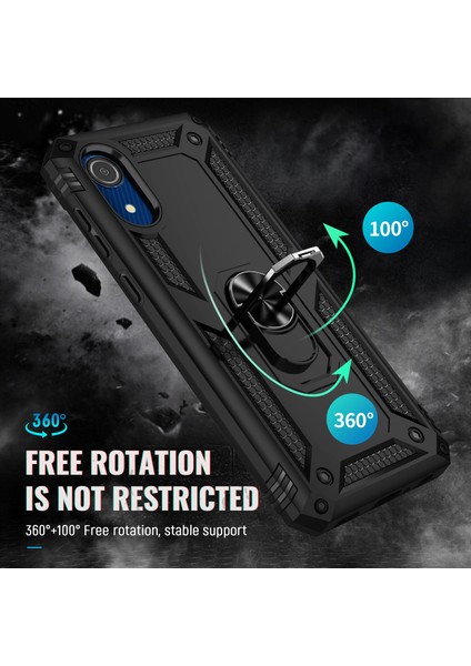 Samsung Galaxy A03 Core Için Çift Katmanlı I Kapaklı Yüzüklü Arkası Standlı Kılıf (Yurt Dışından) fiyatları