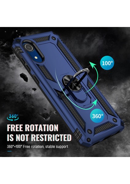 Samsung Galaxy A03 Core Için Çift Katmanlı I Kapaklı Yüzüklü Arkası Standlı Kılıf (Yurt Dışından) fiyatları