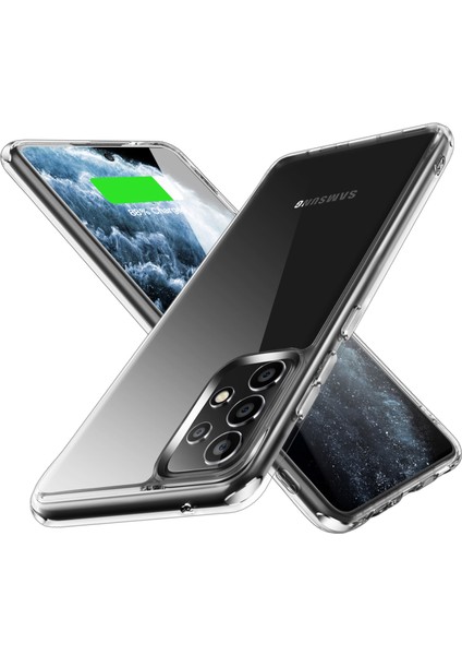 Samsung Galaxy A52 5g/4g Için Crystal Clear Hard Pc Tpu Tampon Koruyucu Kapağı Clear Kılıf (Yurt Dışından)